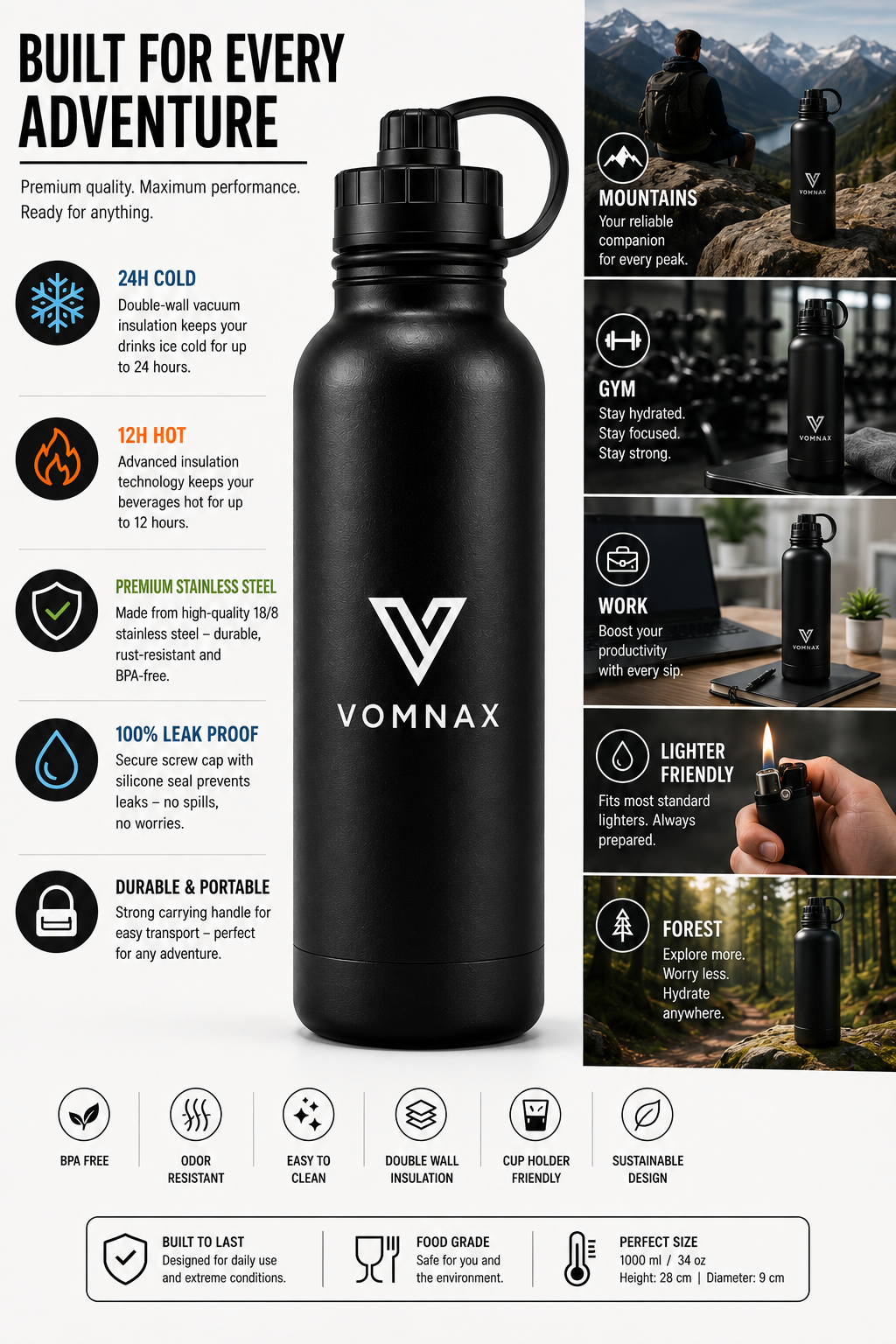 VOMNAX™ Outdoor Bottle